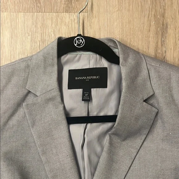 Banana republic Women's Gray Blazer 3/4 sleeve - Picture 2 of 3